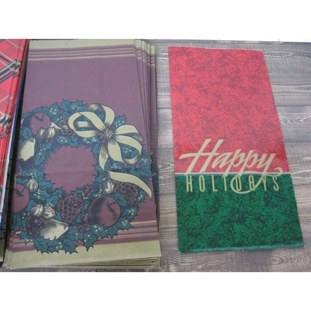 Vintage Paper Christmas Gift Sacks Huge Lot of 134 Gift Bags 1994-2011